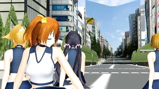 【MMD】LoveLive! Shake It with a rugged skirt!【R-18】