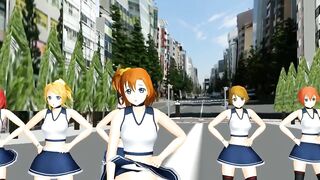 【MMD】LoveLive! Shake It with a rugged skirt!【R-18】