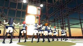 【MMD】LoveLive! Shake It with a rugged skirt!【R-18】