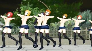 【MMD】LoveLive! Shake It with a rugged skirt!【R-18】