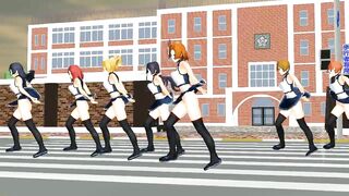 【MMD】LoveLive! Shake It with a rugged skirt!【R-18】