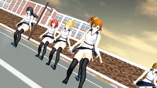【MMD】LoveLive! Shake It with a rugged skirt!【R-18】