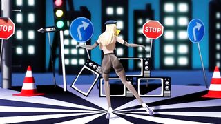 【MMD】Kirara police Gokuraku Jodo【R-18】