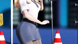 【MMD】Kirara police Gokuraku Jodo【R-18】