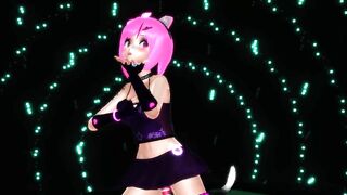 【TOY-MMD】Kaat - PinkCat【R-18】