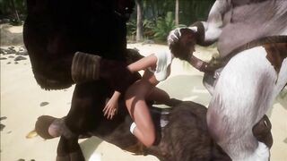 Schoolgirl gets gangbanged