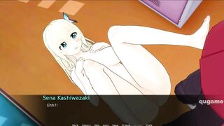 Suprise sex with hot Sena hentai game | hot blonde want sex hentai