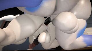 Furry Baby Gets Fucked Good By Huge Monster Cock From Behind 3D Porn Furry