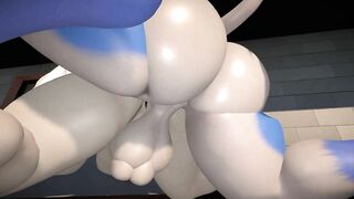 Furry Baby Gets Fucked Good By Huge Monster Cock From Behind 3D Porn Furry
