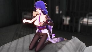 Raiden Shogun Hot Night - Genshin impact - MMD