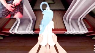POV Aqua Sucks And Fucks You