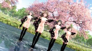 【MMD】Paradise Jodo in the park pond【R-18】