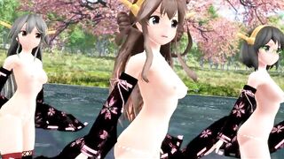 【MMD】Paradise Jodo in the park pond【R-18】