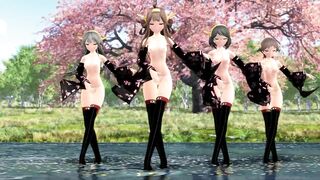 【MMD】Paradise Jodo in the park pond【R-18】