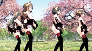 【MMD】Paradise Jodo in the park pond【R-18】