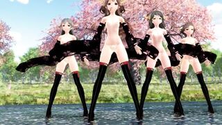 【MMD】Paradise Jodo in the park pond【R-18】