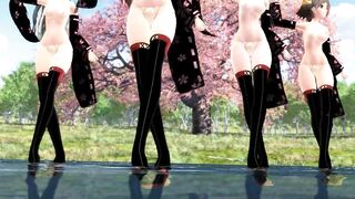 【MMD】Paradise Jodo in the park pond【R-18】