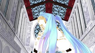 【MMD】Miku Knights - I love Kiss me【R-18】