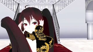 【MMD】Miku Knights - I love Kiss me【R-18】
