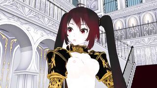 【MMD】Miku Knights - I love Kiss me【R-18】