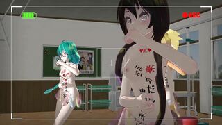 【TOY-MMD】Spring of Life in TDA school swimsuit【R-18】