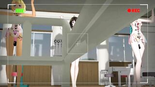 【TOY-MMD】Spring of Life in TDA school swimsuit【R-18】