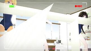 【TOY-MMD】Spring of Life in TDA school swimsuit【R-18】