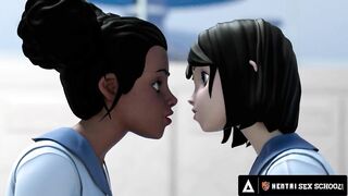 Kinky Hentai Girls Practice On Each Other