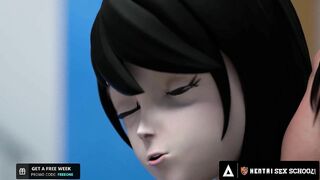 Kinky Hentai Girls Practice On Each Other