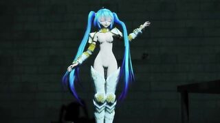 【MMD】Knight Miku - Dungeon Paradise【R-18】