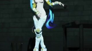 【MMD】Knight Miku - Dungeon Paradise【R-18】