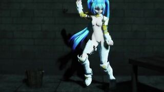 【MMD】Knight Miku - Dungeon Paradise【R-18】