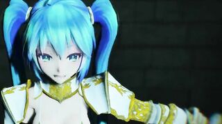 【MMD】Knight Miku - Dungeon Paradise【R-18】
