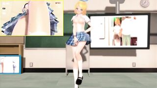 【MMD】(Old version) Melancholic-chan in snow【R-18】