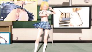 【MMD】(Old version) Melancholic-chan in snow【R-18】
