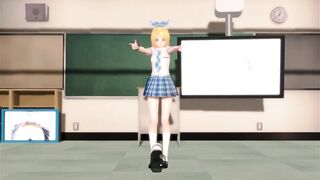 【MMD】(Old version) Melancholic-chan in snow【R-18】
