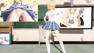 【MMD】(Old version) Melancholic-chan in snow【R-18】