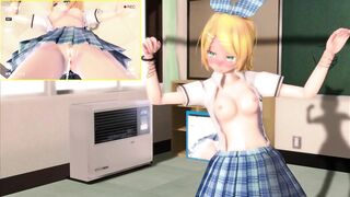 【MMD】(Old version) Melancholic-chan in snow【R-18】