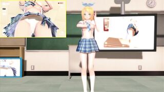 【MMD】(Old version) Melancholic-chan in snow【R-18】