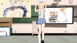 【MMD】(Old version) Melancholic-chan in snow【R-18】
