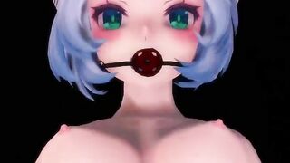 【MMD】Miku - Shake her waist【R-18】