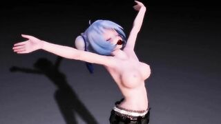 【MMD】Miku - Shake her waist【R-18】