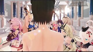 0438 -【R18-MMD-4K】Honkai Impact 3rd 崩坏三 your honkai harem waifu