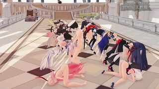 0438 -【R18-MMD-4K】Honkai Impact 3rd 崩坏三 your honkai harem waifu