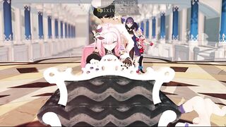 0438 -【R18-MMD-4K】Honkai Impact 3rd 崩坏三 your honkai harem waifu