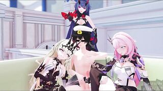 0438 -【R18-MMD-4K】Honkai Impact 3rd 崩坏三 your honkai harem waifu