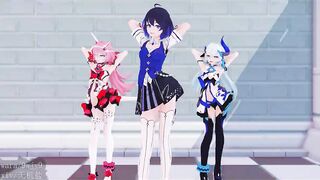 0438 -【R18-MMD-4K】Honkai Impact 3rd 崩坏三 your honkai harem waifu