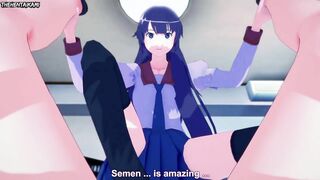 Hentai POV Feet Hitagi Senjougahara Bakemonogatari