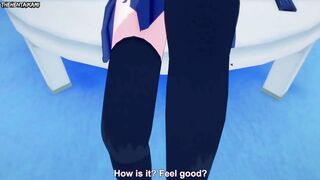 Hentai POV Feet Hitagi Senjougahara Bakemonogatari