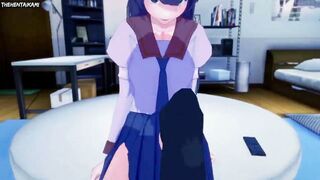 Hentai POV Feet Hitagi Senjougahara Bakemonogatari